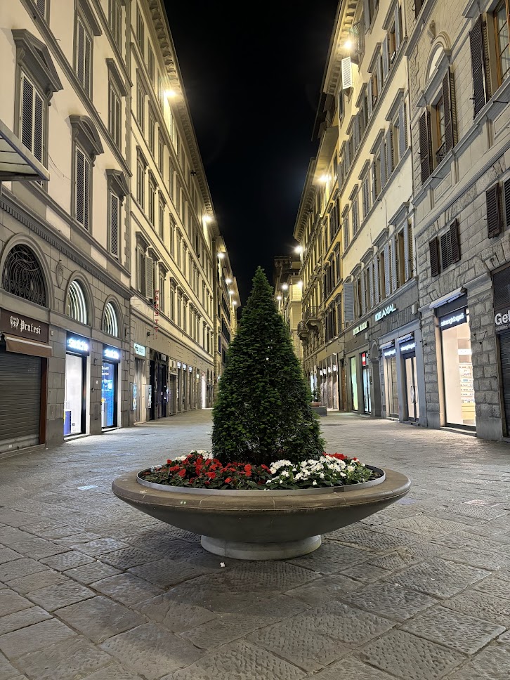 Night street in Florence